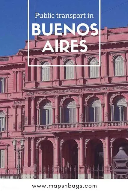 How to get around Buenos Aires using public transport. Read more to check public transport tips for your travel to the Argentinean capital. Also, we included some extra's, such as taxi and free bike, to give you a little help (and save money)! Check it out! #argentina #buenosaires #travel #publictransport