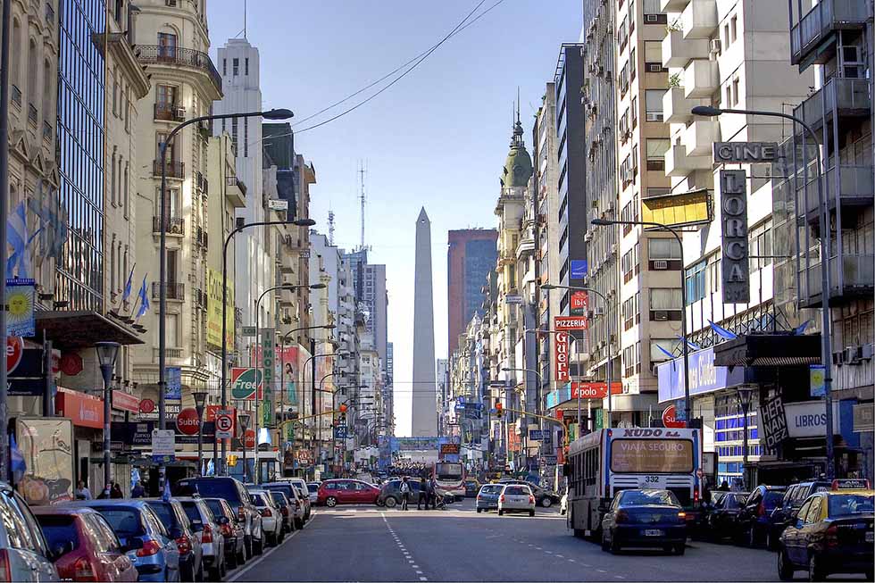 Street in Buenos Aires, Argentina