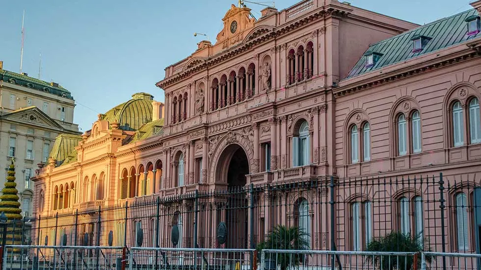 La Casa Rosada in Buenos Aires.