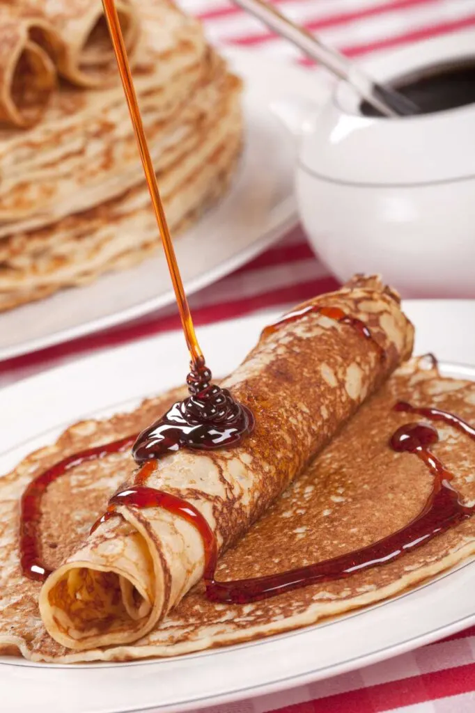 Pannenkoeken is a traditional Dutch food