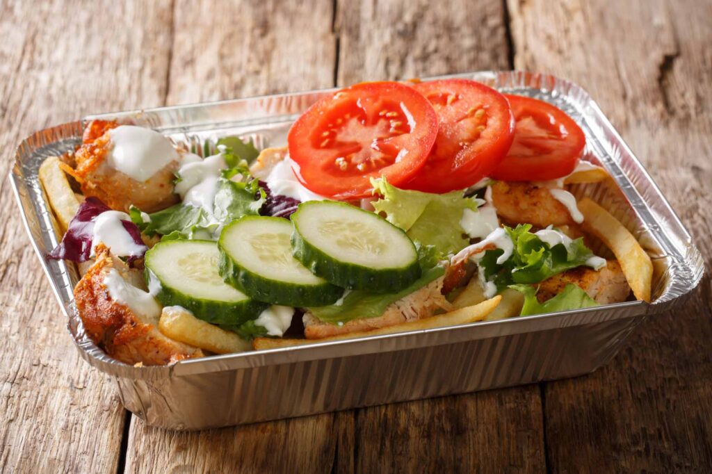 Kapsalon is a Dutch fast food