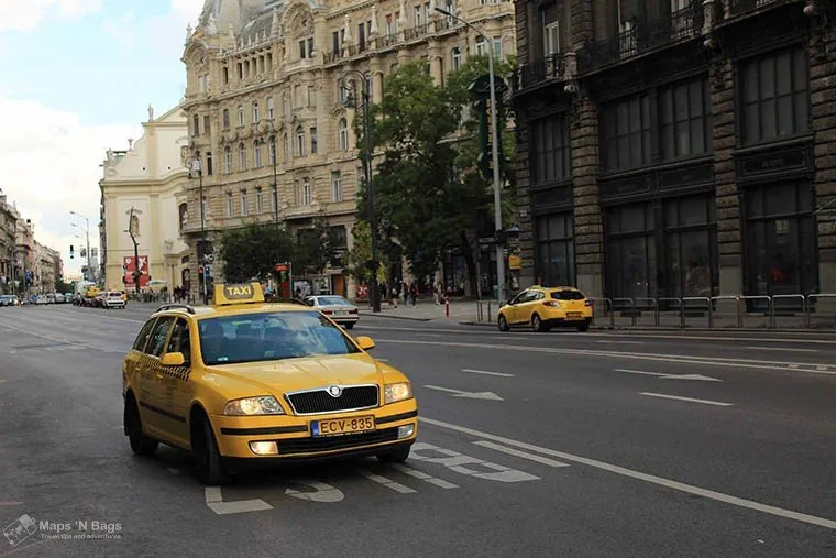 yellow-taxi-avenue-budapest-Public-transport