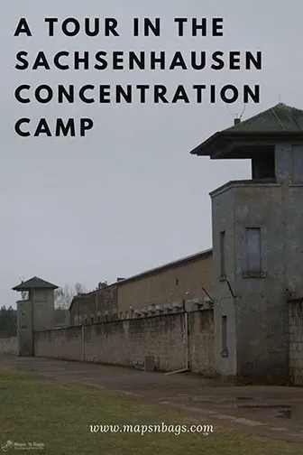Sachsenhausen Concentration Camp tour Pinterest graphic