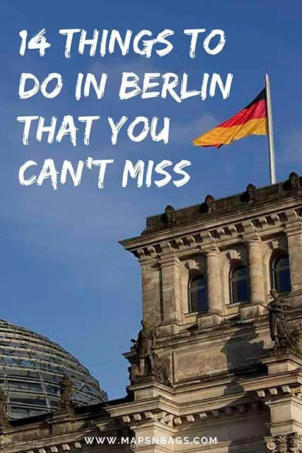 The ultimate guide to top things to do in Berlin that you can't miss! I list in this post the best attractions of this underground and very interesting city. Read further to know what places you should include on your next trip to Berlin. #berlin #germany #travel #itinerary #thingstodo