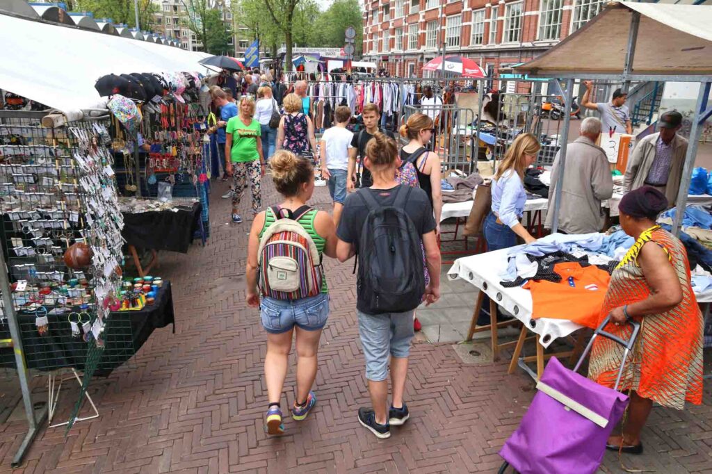 Waterlooplein Market in Amsterdam