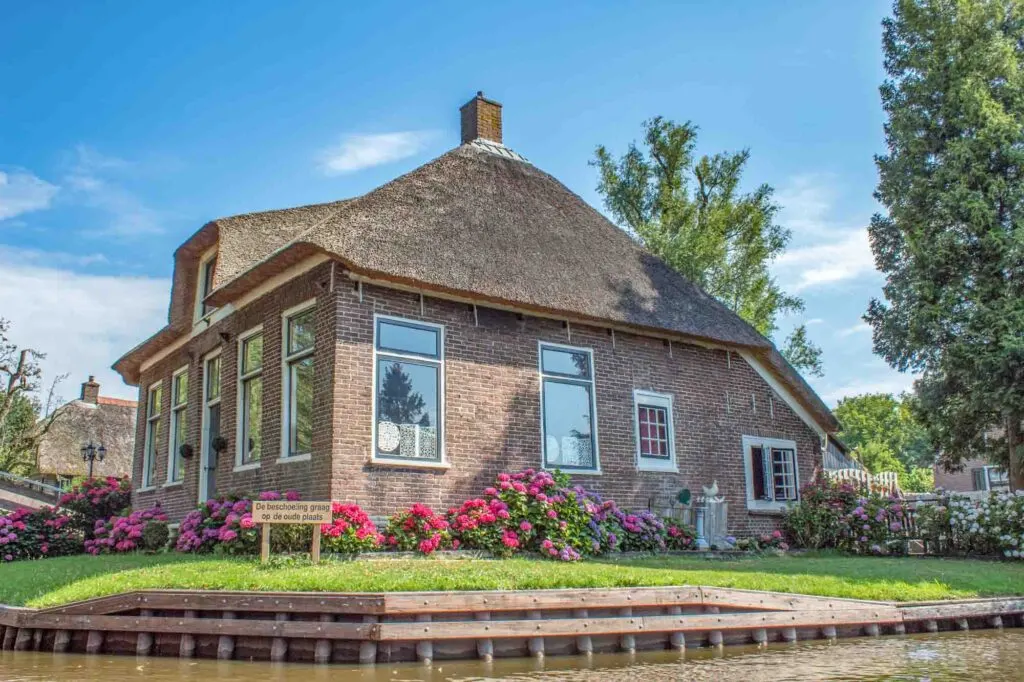 Farmhouse in Giethoorn Village, the Netherlands