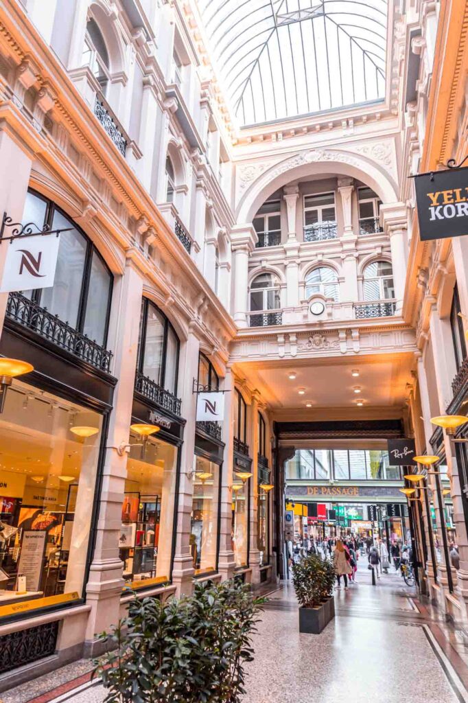 Shopping at the De Haagse Passage is one of the best things to do in the Hague