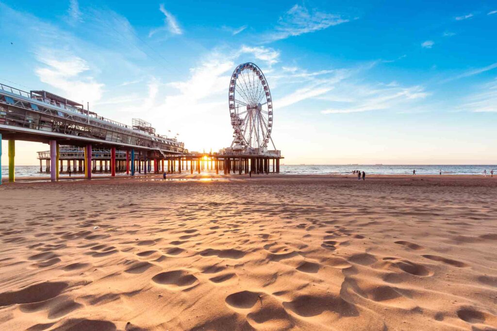 Relaxing at the Scheveningen Beach Resort is one of the fun things to do in the Hague