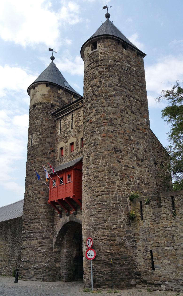 Medieval gate in Maastricht, the Netherlands.