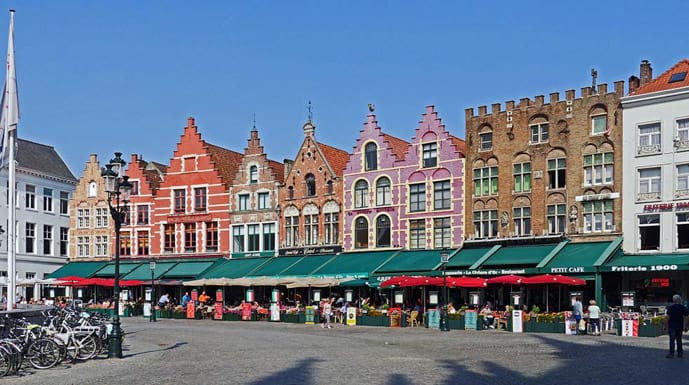 Bruges in Belgium is a great Amsterdam day trip