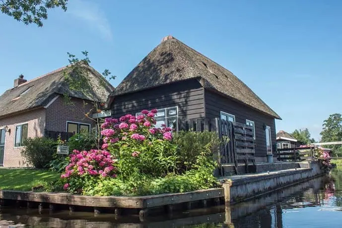 Giethoorn is an excellent day trip from Amsterdam in the winter