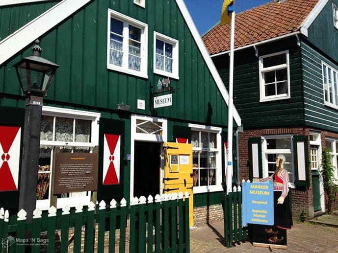 Houses in Marken, an Amsterdam day trip