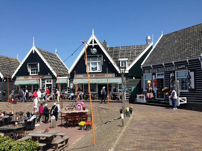 Houses in Marken, an Amsterdam day trip