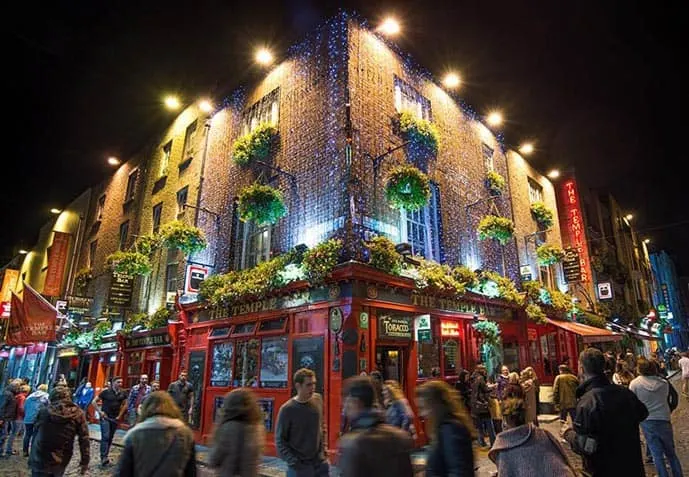 Best areas to stay in Dublin - Temple Bar