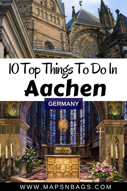 Aachen is among the most innovative metropolis in Germany, but it also has plenty of historic constructions from medieval times throughout the city just waiting to be visited. The city center is compact, so most of the things to do in Aachen are close to each other and I’ve listed them in this post. #Aachen #Germany #Daytrip #Europe #AachenCathedral #travel #thingstodo