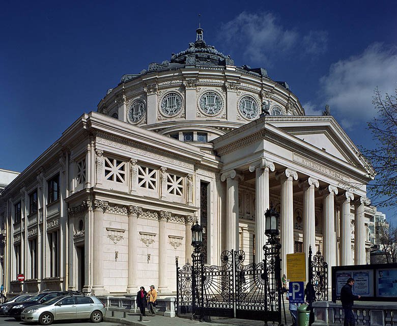 Romanian Athenaeum in Bucharest, Romania