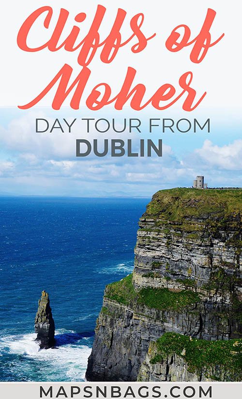One of the best things to do in Ireland. Visit the Cliffs of Moher on a day trip from Dublin. Including how to get there by car, train, and shuttle bus. Check out the best tips! #Ireland #HarryPotter #CliffsofMoher #Photography