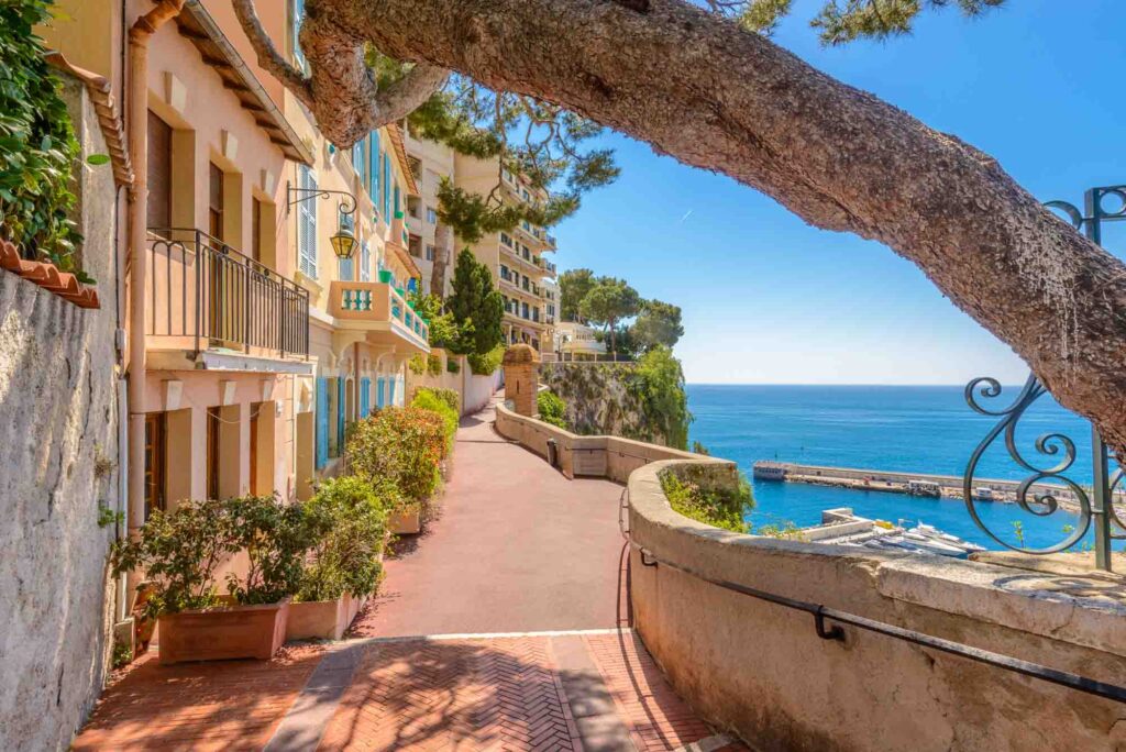 Street in Monte Carlo, Monaco