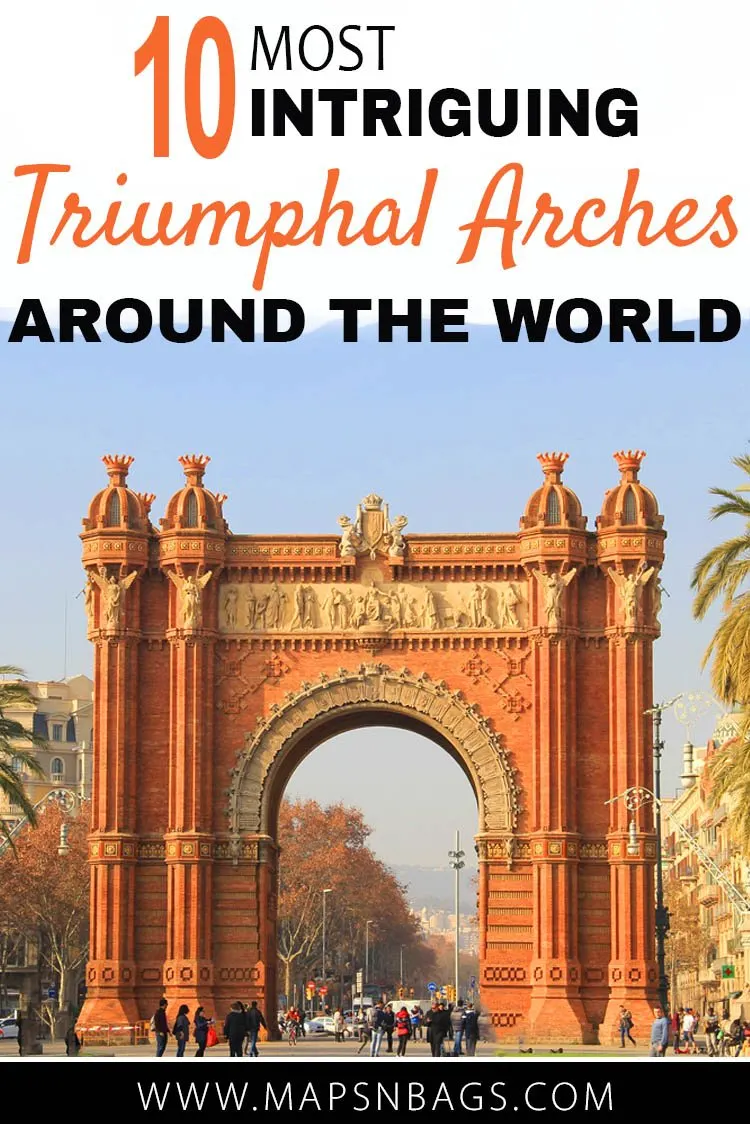 I’ve paired up with fellow travel bloggers to bring you the story and meaning of some of the most spectacular triumphal arches around the world. #TriumphalArch #Paris #Rome #Barcelona #Bucharest #Dublin #IndiaGate #Arch #ArcdeTriomphe #Orange #Travel #History #Architecture