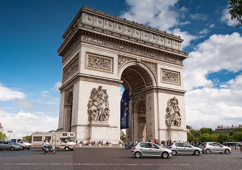 Arc de Triomphe is perhaps one of the historically significant French landmark in the heart of Paris