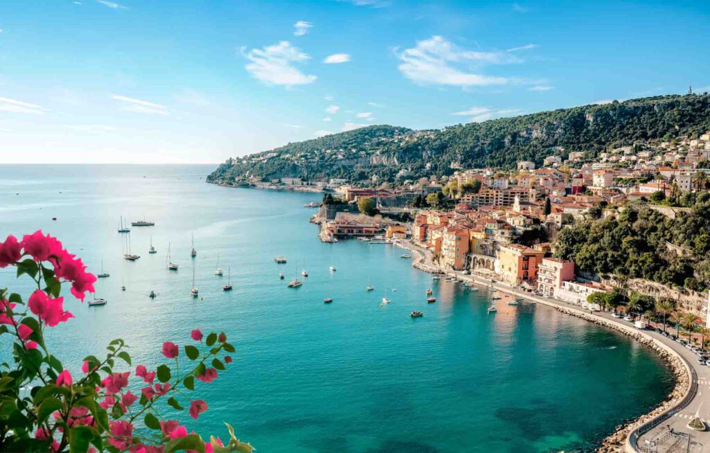 Villefranche sur Mer on the French Riviera, Cote d Azur, France