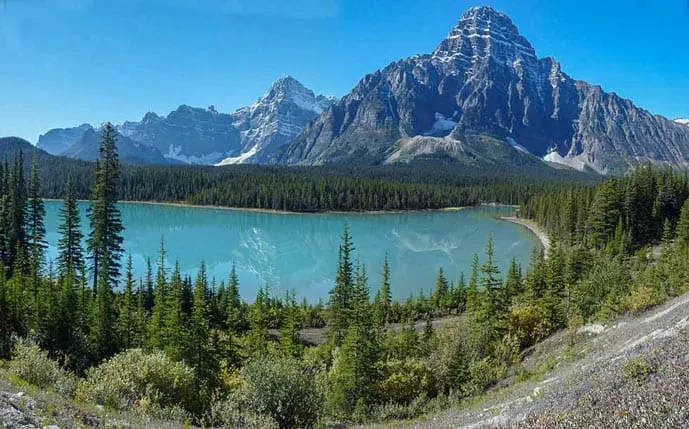 Lake Louise trail is one of the best hikes in Banff