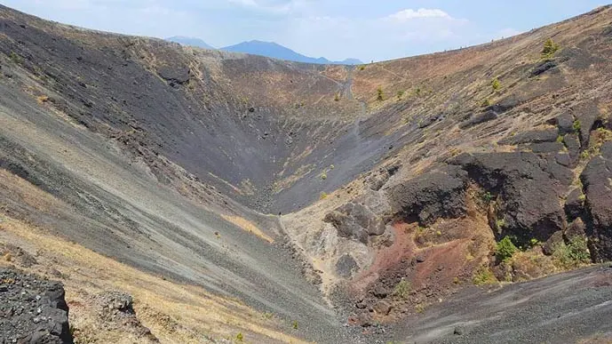 Crater of the Volcano Paricutin in Mexico