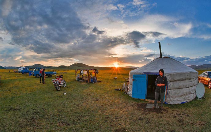 Nomads in Mongolia