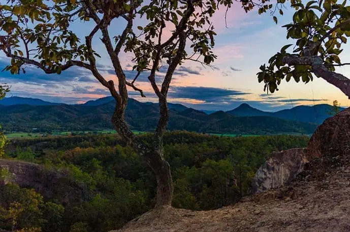 Pai in Thailand. Forest and nature.