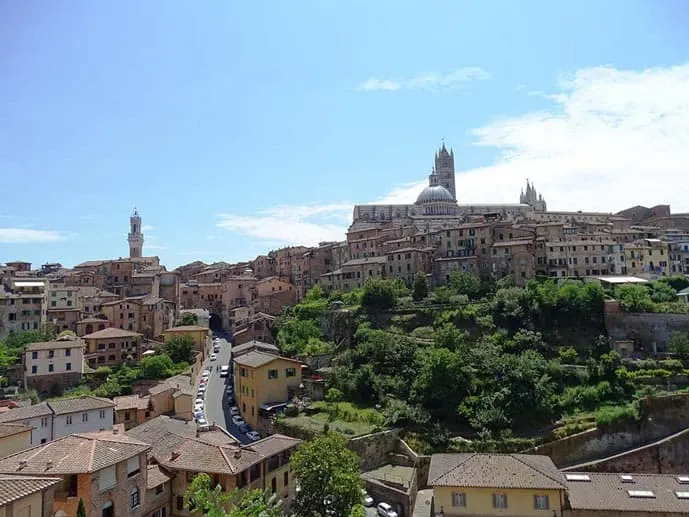 Siena in Tuscany, Italy