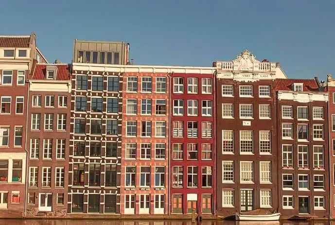 Narrow houses are the best photos of Amsterdam