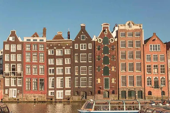 Narrow houses are the best photos of Amsterdam