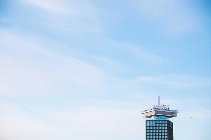 The Adam Lookout Tower is one of the best photo spots in Amsterdam