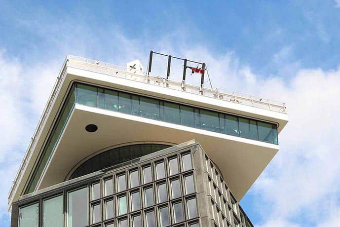 The Adam Lookout Tower is one of the best photo spots in Amsterdam