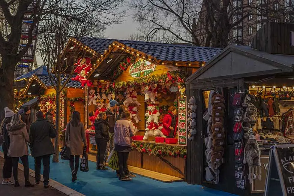 Christmas market in Birmingham