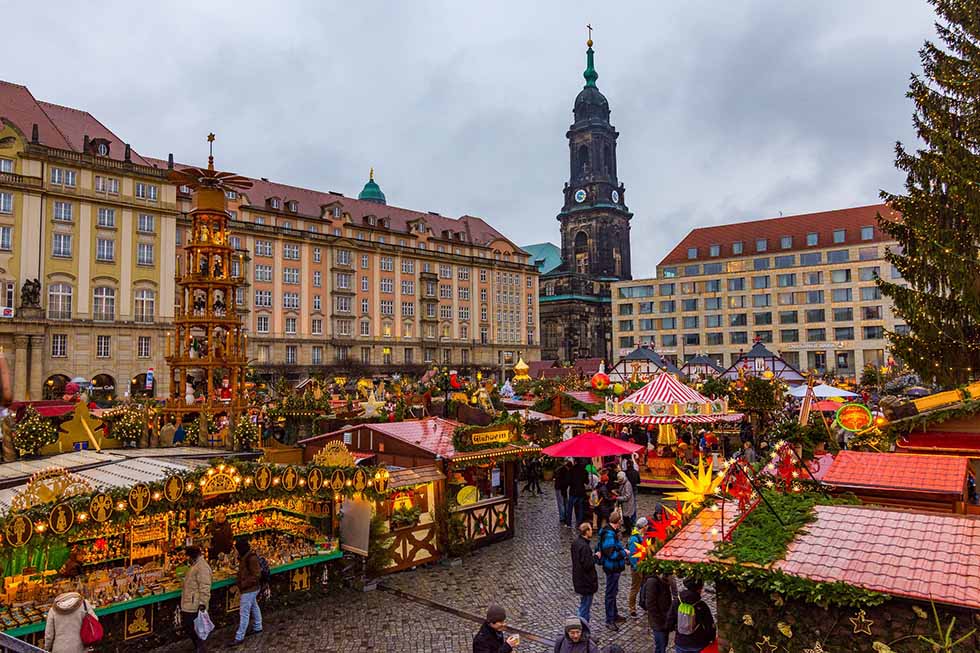 Christmas market in Dresden.