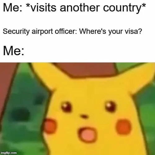 on vacation meme