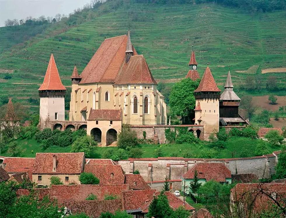 Biertan fortified church in Romania