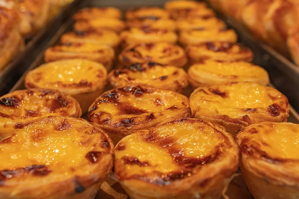 Portuguese custard tart in Lisbon #Portugal #travel #Europe