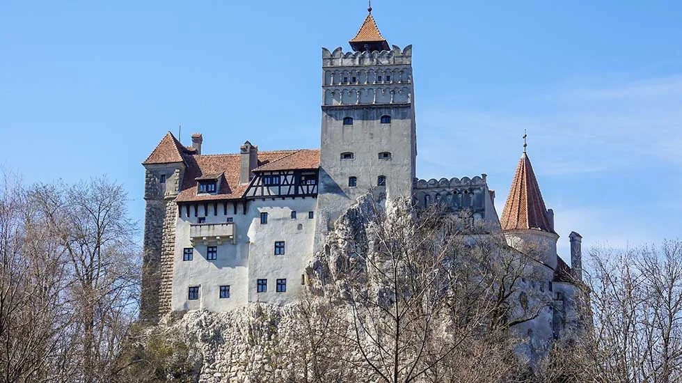 Bran castle in the town of Bran, Transylvania, Romania. The Count Dracula Castle.