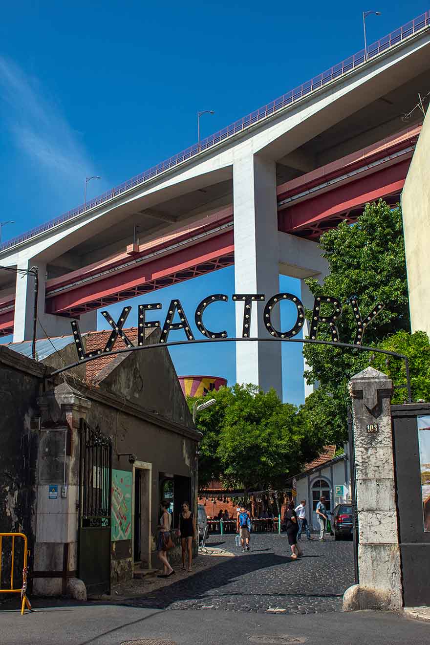 LX Factory gate in Lisbon #Portugal #Europe #Travel