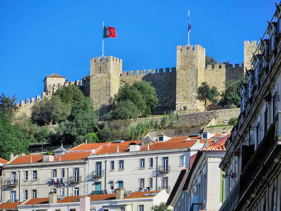 Sao Jorge Castle in Lisbon #Portugal #travel #Europe