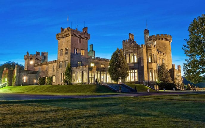 Dromoland castle hotel in Ireland