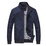 Dark blue jacket that men wear in Ireland