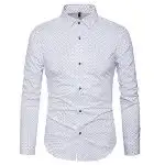 White dotted shirt men wear in Ireland