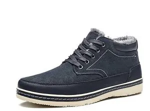 Dark blue sneakers men wear in Ireland