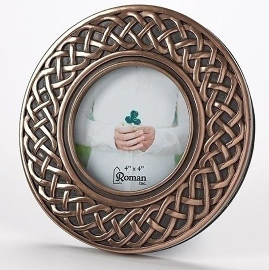 Celtic bronze photo frame