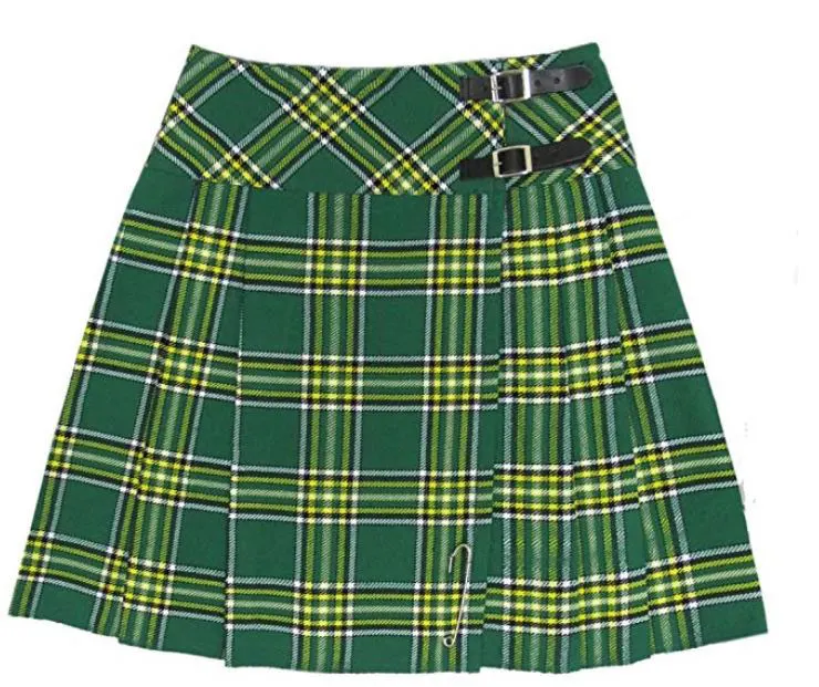 Green Irish kilt