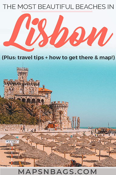 Looking for the best beaches in Lisbon Portugal? Then check out this complete guide with all information you need for the summer: things to do in many beaches including Cascais, beautiful photography, surfing spots (the best in Europe!), and a map! Check it out! Best beaches in Lisbon | best beaches near Lisbon | Beaches in Setubal | Beaches in Portugal | Summer in Lisbon #Lisbon #beaches #guide #Portugal #Europe #Summer #Mapsnbags