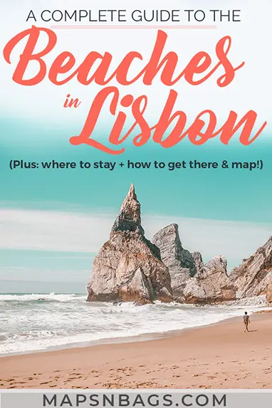 Check out the best beaches in Lisbon, Portugal! We've created an ultimate guide with all practical information you need for the summer: beautiful photography, things to do in many beaches including Cascais, tips for adventure seekers ( aka the best surfing spots Europe!), and a map! Read more! Best beaches in Lisbon | best beaches near Lisbon | Beaches in Setubal | Beaches in Portugal | Summer in Lisbon #Lisbon #beaches #guide #Portugal #Europe #Summer #Mapsnbags